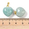 Natural Amazonite Pendants G-J386-H16-G-3