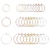 Brass Wine Glass Charm Rings KK-PH0035-15-1