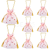 Heart Printed Cloth Drawstring Storage Bags ABAG-WH20010-20C-02-1