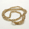 Electroplate Glass Beads EGLA-D028-02-2