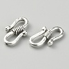 Tibetan Style Zinc Alloy S-Hook Clasps FIND-WH0144-88AS-1