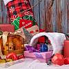2Pcs 2 Style Christmas Socks Gift Bags HJEW-SZ0001-08-3