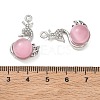 Alloy Rhinestone Pendants FIND-D044-22P-03-3