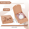 Square Kraft Paper Jewelry Gift Boxes CBOX-WH0003-35C-2