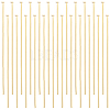 Beebeecraft 100Pcs Brass Flat Head Pins KK-BBC0002-84-1