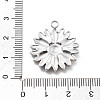 304 Stainless Steel Pendants STAS-R155-045GP-01-3