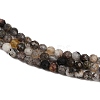 Natural Black Rutilated Quartz Beads Strands LS-G-RM250104-C3-8