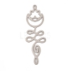 201 Stainless Steel Big Pendants STAS-Z109-07P-1