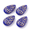 Teardrop Plating Acrylic Beads PACR-Q102-151D-1