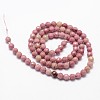 Natural Rhodonite Beads Strands X-G-D840-16-6mm-2