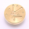 Brass Wax Sealing Stamp Head AJEW-TAC0026-01LG-04-1