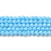 Opaque Solid Color Imitation Jade Glass Beads Strands LS-GLAA-F029-P4mm-12-1
