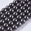 Magnetic Synthetic Hematite Beads Strands X-G-Q893-10mm-1