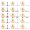 20Pcs ABS Plastic Pearl No Sewing Buttons BUTT-CY0001-22B-6