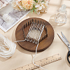 Hexagon Wood Crochet Blocking Board with Pins DIY-WH0499-15-5
