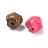 Baking Paint Opaque Acrylic Beads SACR-P035-09-3