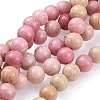 Natural Rhodonite Bead Strands G-E441-01-8mm-1
