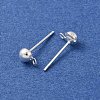 Brass Stud Earring Findings LS-KK-G604-01S-01-2