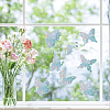 Waterproof PVC Colored Laser Stained Window Film Adhesive Stickers DIY-WH0256-016-7