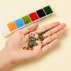 3500Pcs 7 Colors 12/0 Glass Round Seed Beads SEED-YW0001-21-8