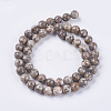 Natural Maifanite/Maifan Stone Beads Strands G-I187-4mm-01-3
