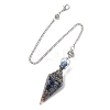 Resin Cone Pointed Dowsing Pendulums GG-CBA040B-03P-01-2