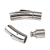 Tarnish Resistant 304 Stainless Steel Bayonet Clasps X-STAS-I013-6mm-1