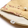 Chinese Style Floral Cloth Jewelry Storage Pouches AJEW-D065-01B-02-3