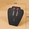 Wood Covered with PU Leather Jewelry Bust Display Stands for Necklaces PW-WG77498-06-1