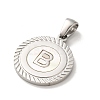 304 Stainless Steel Pendants STAS-I204-B-P-2