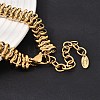 316L Surgical Stainless Steel Link Chain Choker Necklaces SA-CBAB122-03G-2