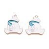 Alloy Enamel Pendants ENAM-T020-95B-1