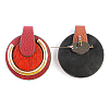 Imitation Leather Pendant Necklaces NJEW-N0060-036E-6
