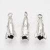Tibetan Style Alloy Pendants TIBEP-T009-37AS-RS-1