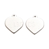 Non-Tarnish Stainless Steel Pendants STAS-L276-01P-05-1