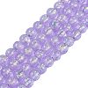 Handmade Foil Lampwork Beads Strands FOIL-K003-06B-01-1