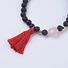 Tassel Charm Bracelets BJEW-P190-05E-2