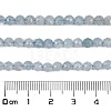 Natural Aquamarine Beads Strands G-C127-A04-02-4