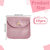 10Pcs Velvet Jewelry Storage Bags with Snap Button ABAG-HY0001-17B-2