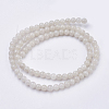 Natural Yellow Jade Beads Strands G-G598-4mm-YXS-03-2