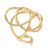 304 Stainless Steel Open Cuff Rings for Women RJEW-M020-07G-05-1