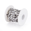 Tarnish Resistant 304 Stainless Steel Link Chains CHS-L019-01B-P-3