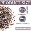 1000Pcs 10 Colors Electroplate Transparent Glass Beads EGLA-YW0005-72C-3