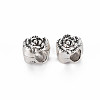 Tibetan Style Alloy European Beads TIBEB-N007-006-3