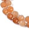 Natural Red Aventurine Beads Strands G-G182-B14-05-4