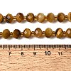 Natural Tiger Eye Beads Strands G-D105-B10-4