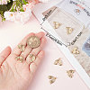 10Pcs Rack Plating Brass Pendants KK-BBC0005-62-3