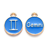 Alloy Enamel Pendants X-ENAM-S124-01A-02I-1