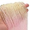 Transparent Painted Glass Beads Strands DGLA-A034-T4mm-A25-2