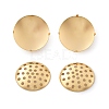 Brass Studs Earring Findings KK-K382-16C-G-2